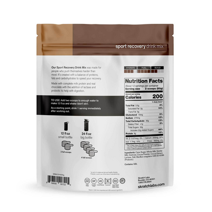 Skratch Labs - Sport Recovery Drink Mix - Chocolate