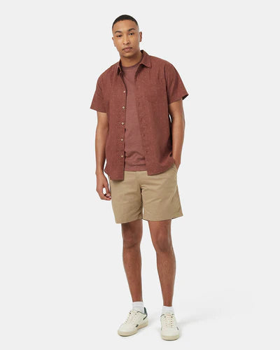 Tentree - Mancos Shirt - Men's - Mesa Red/Latte