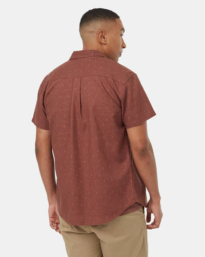 Tentree - Mancos Shirt - Men's - Mesa Red/Latte