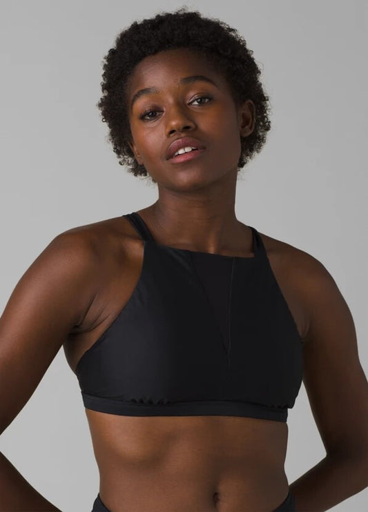 Prana - Regan Top Sample - SM Solid Black - Black Solid