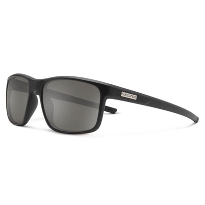 Suncloud - Respek - Matte Black; Polarized Red Mirror