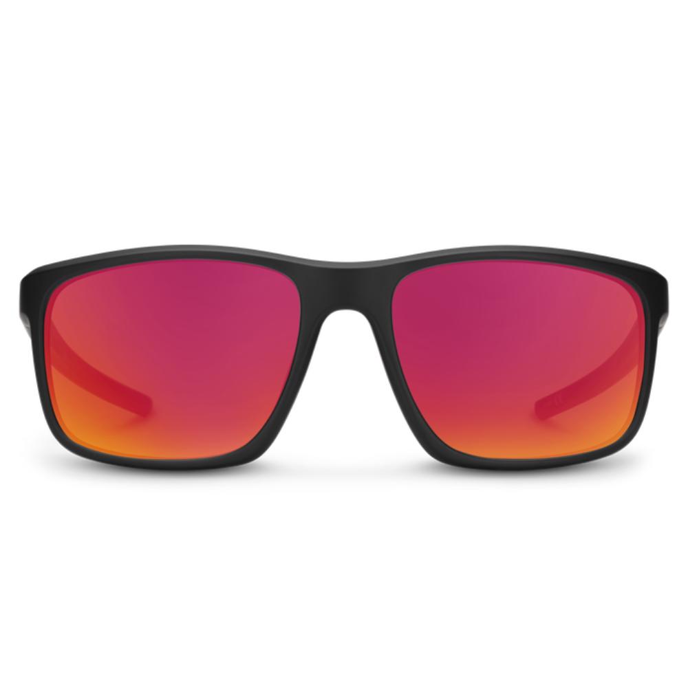 Suncloud - Respek - Matte Black; Polarized Red Mirror