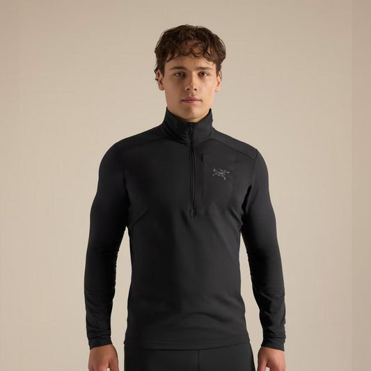 Arc'teryx - Rho LT Zip Neck Men's - Black