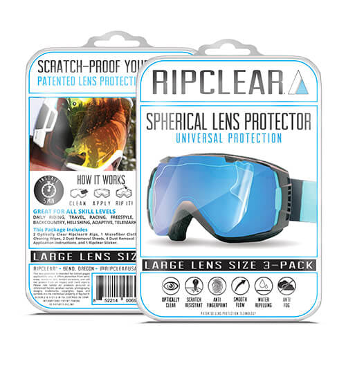 Ripclear - Goggle Lens Protector Sphere x3 - Spherical