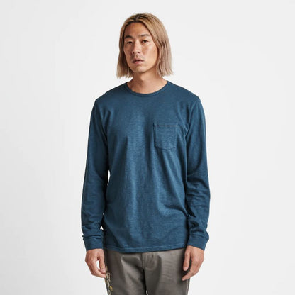 Roark - Well Worn Midweight Organic Long Sleeve - Deep Blue