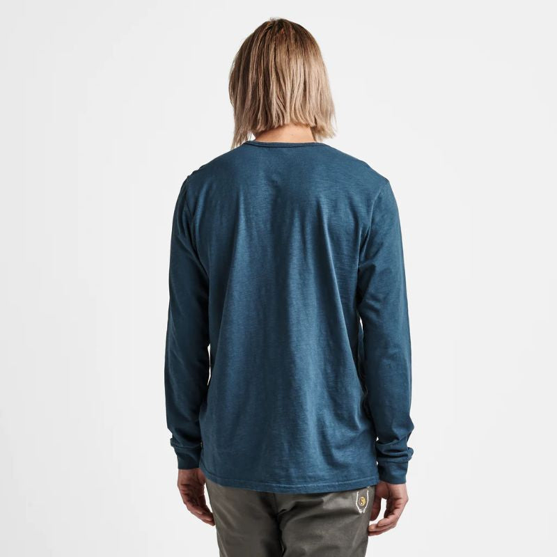 Roark - Well Worn Midweight Organic Long Sleeve - Deep Blue