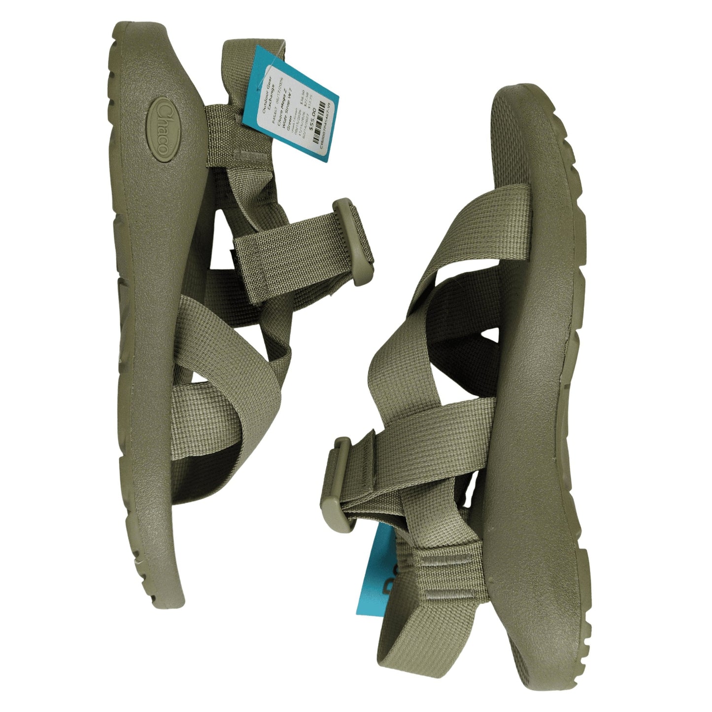 Chaco Mega Z Wide Strap W 7 Green