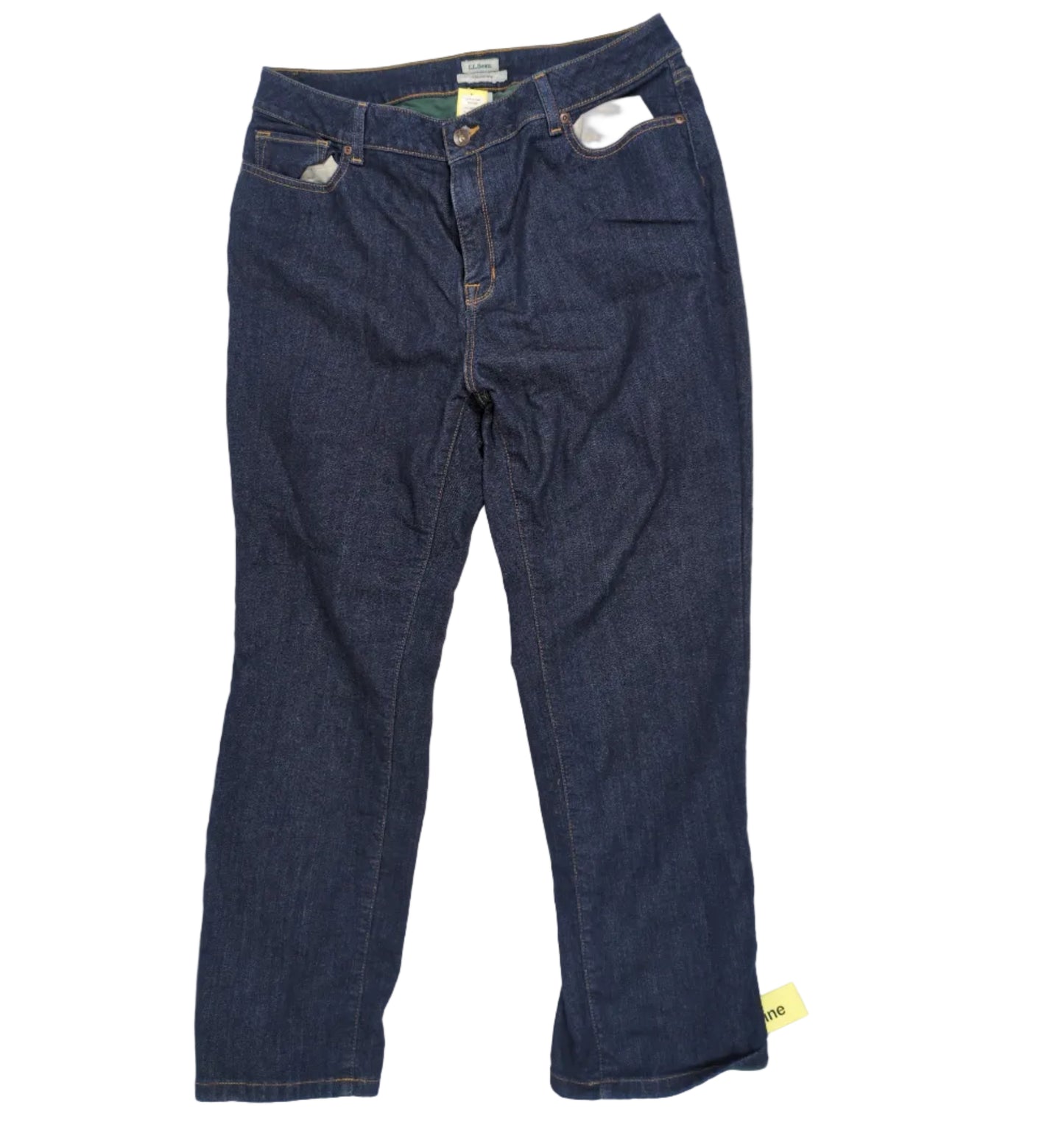 LL Bean Fleece Lined Blue Jean W