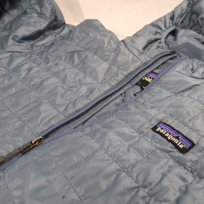 Patagonia Puffy FZ Hoodie JKT M LG Blue