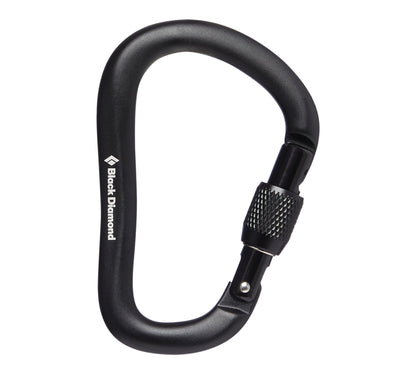 Black Diamond - Rocklock Screwgate Carabiner - Black