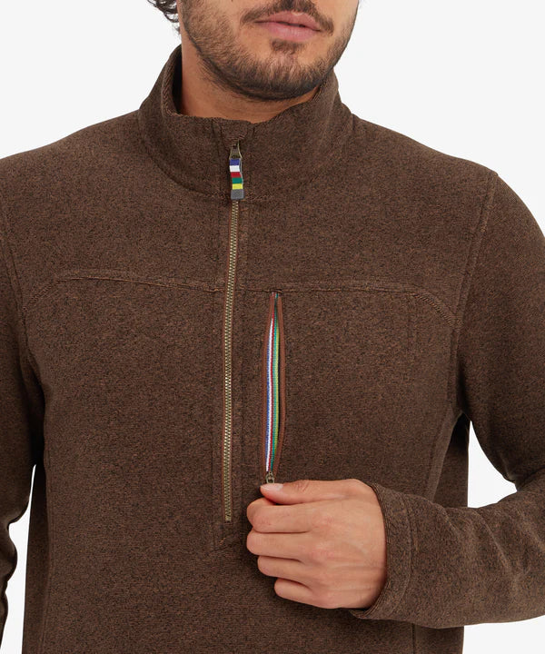 Sherpa - Rolpa Eco 1/4 Zip - Men's - Cappuccino