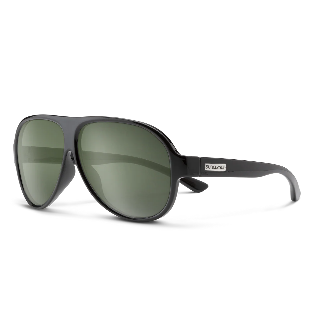 Suncloud - Rooney - Black; Polarized Gray Green