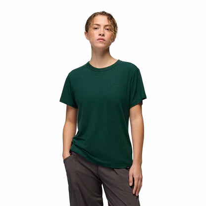 Prana - Cozy Up Short Sleeve Crew - Root Green
