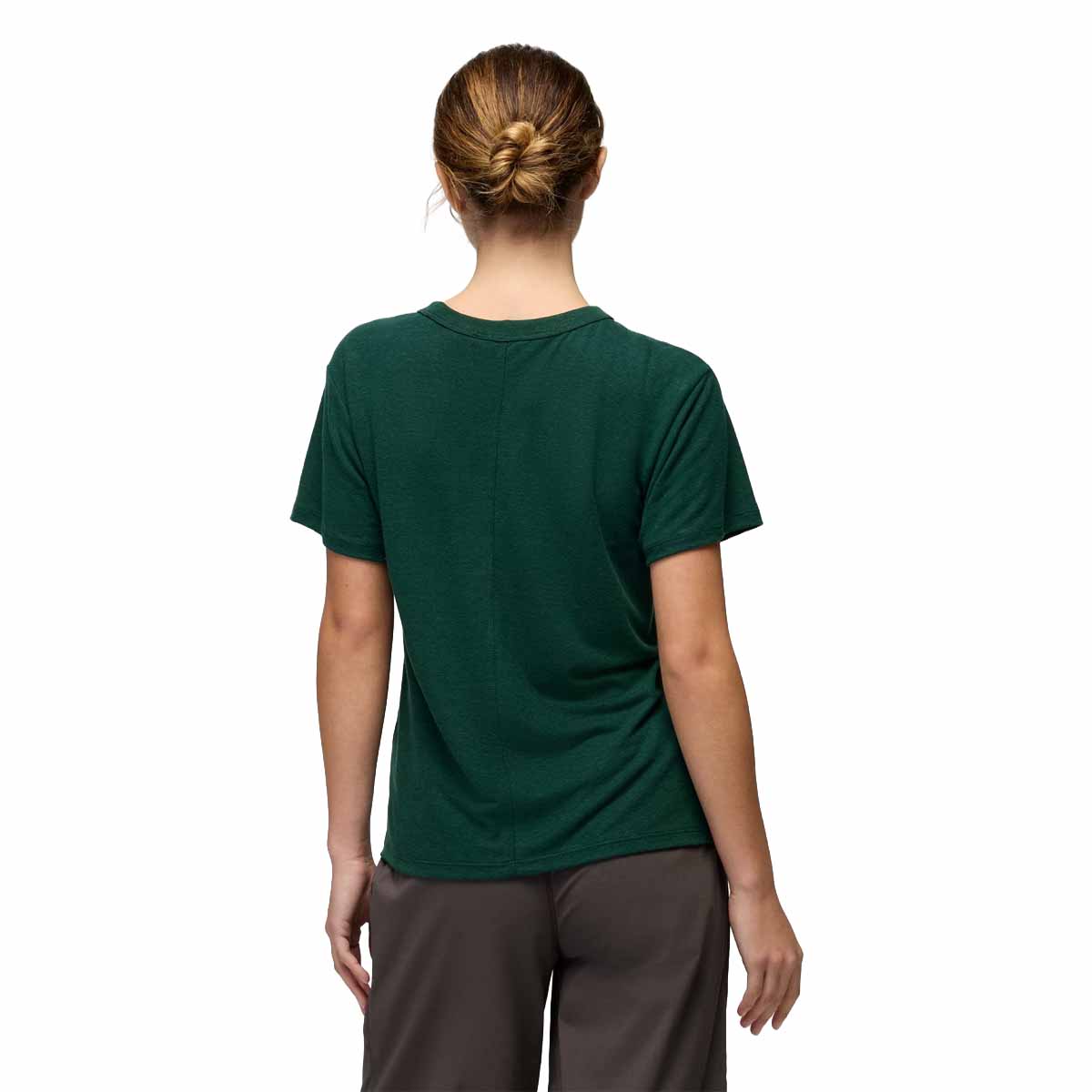 Prana - Cozy Up Short Sleeve Crew - Root Green