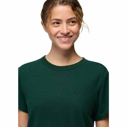 Prana - Cozy Up Short Sleeve Crew - Root Green