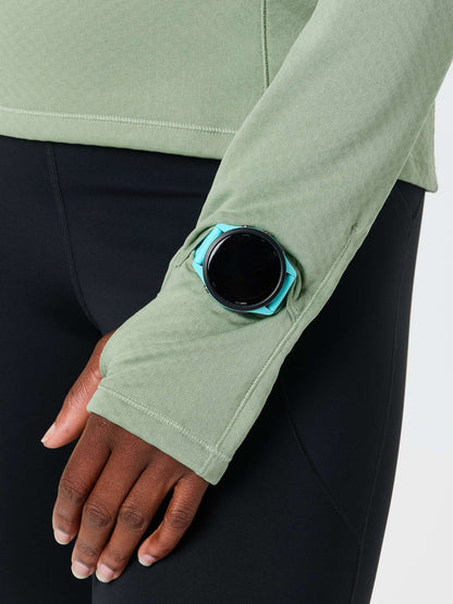 The North Face - Women's Winter Warm Pro 1/4 Zip - Slate Moss