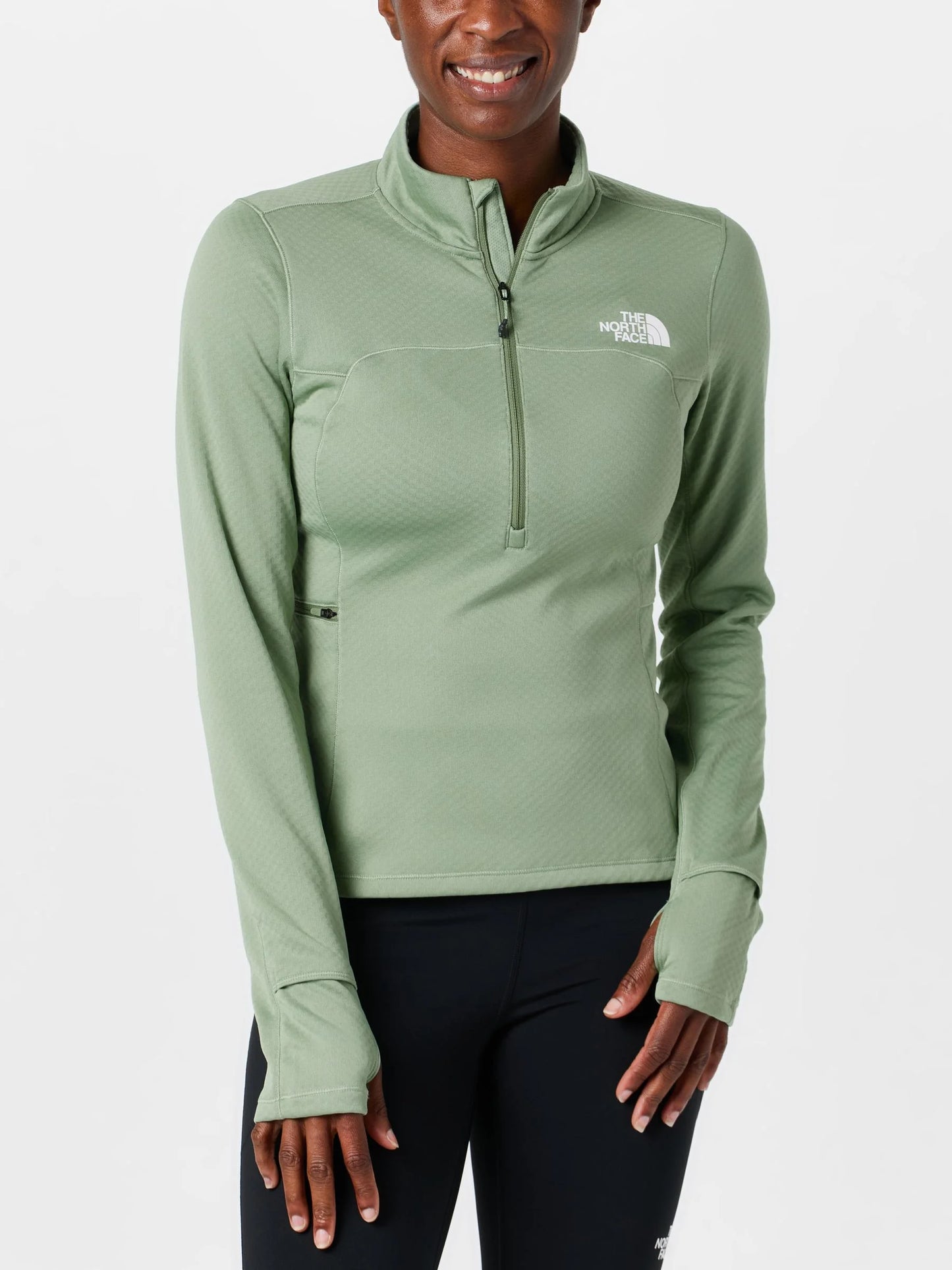 The North Face - Women's Winter Warm Pro 1/4 Zip - Slate Moss