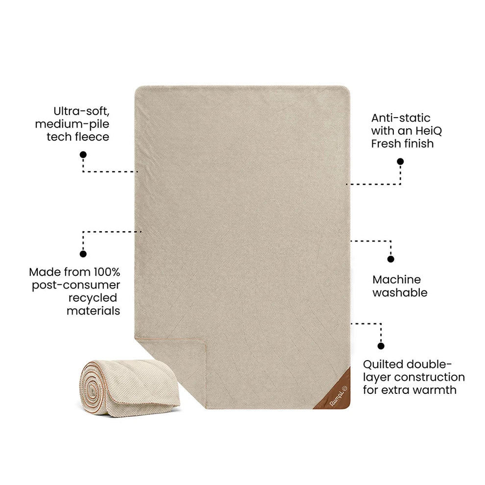 Rumpl - Après Fleece Blanket - Natural Cream