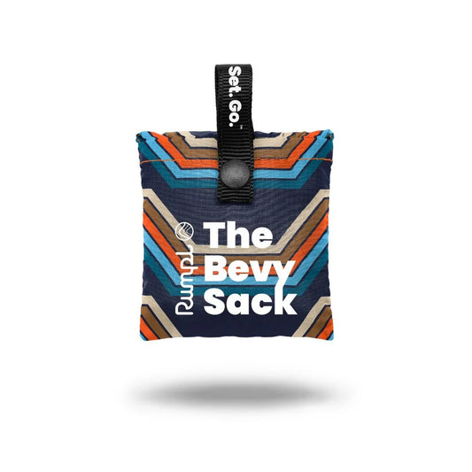 Rumpl - Bevy Sack - Midnight Retro Stripes