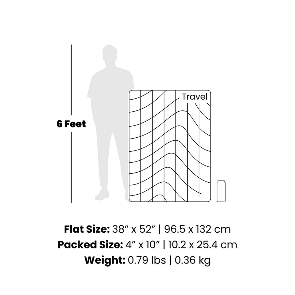 Rumpl - Travel Puffy Blanket - PLUM