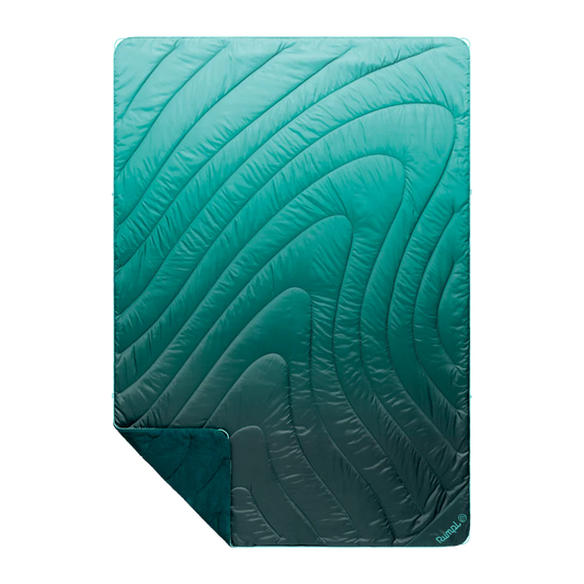 Rumpl - Fleece Puffy Blanket - JADE FADE