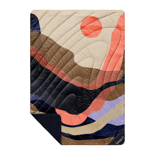 Rumpl - Fleece Puffy Blanket - Valley Dawn
