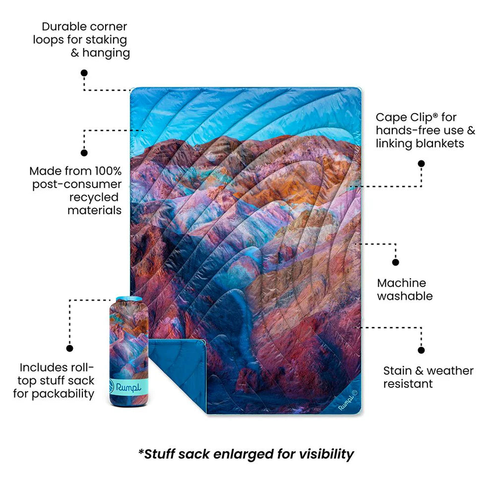 Rumpl - Original Puffy Blanket - Death Valley Dawn