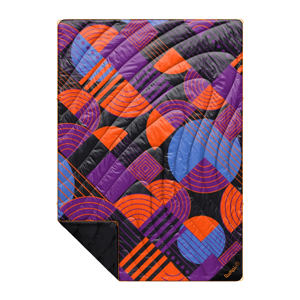 Rumpl - Original Puffy Blanket - Deep Violet Discoid