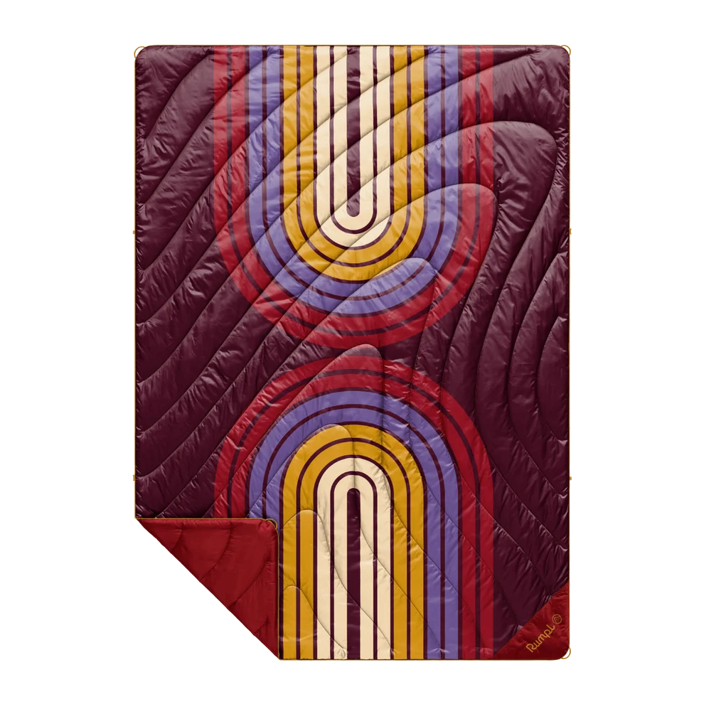 Rumpl - Original Puffy Blanket - Fig Retro Reflection