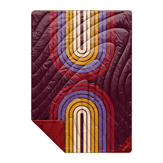 Rumpl - Original Puffy Blanket - Fig Retro Reflection