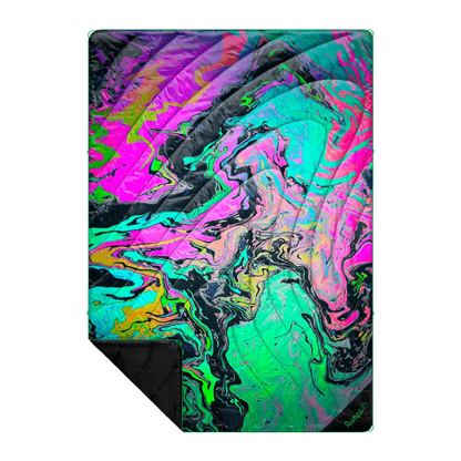 Rumpl - Original Puffy Blanket - Liquid Neon