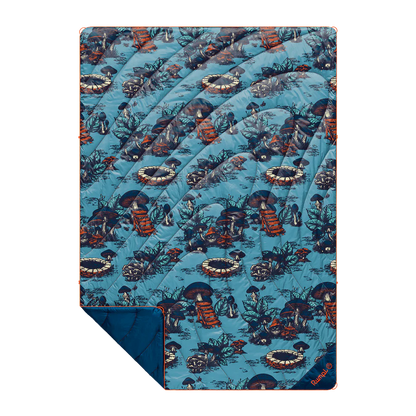 Rumpl - Original Puffy Blanket - Magic Mushrooms