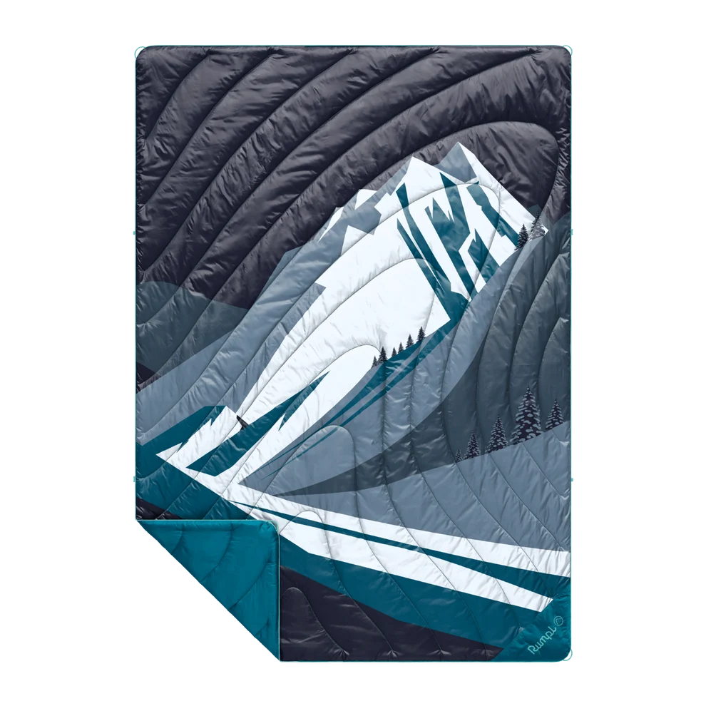 Rumpl - Original Puffy Blanket - Midnight Mountain Peak