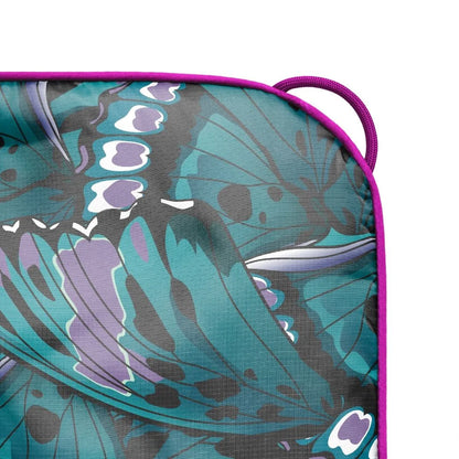 Rumpl - Original Puffy Blanket - Mint Green Butterflies