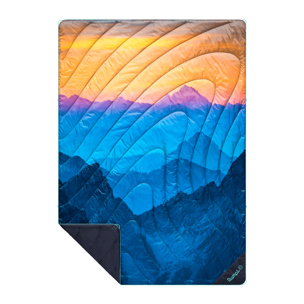 Rumpl - Original Puffy Blanket - Misty Peaks Mountainscape