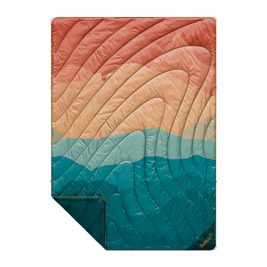 Rumpl - Original Puffy Blanket - Rocky Mountain Sunset Fade