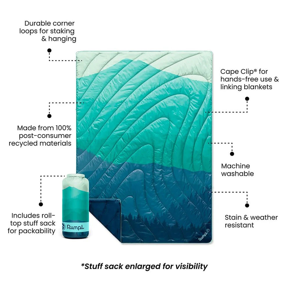 Rumpl - Original Puffy Blanket - Seascape