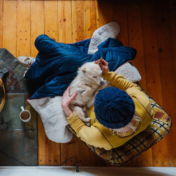 Rumpl - Sherpa Puffy Blanket - Forest Cabin