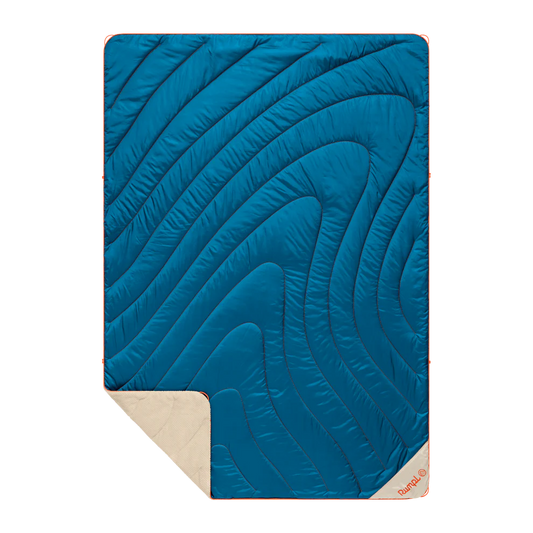 Rumpl - Fleece Puffy Blanket - SEASCAPE CREAM