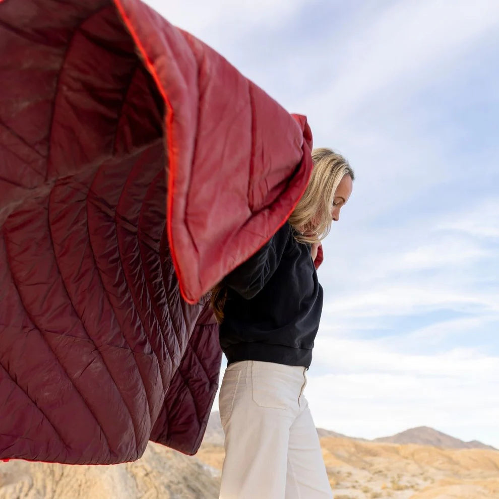 Rumpl - Original Puffy Blanket - Fig Cherry