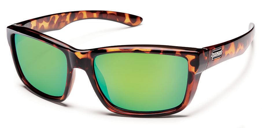 Suncloud - Mayor - Matte Tortoise; Polarized Aqua Mirror