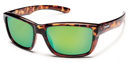 Suncloud - Mayor - Matte Tortoise; Polarized Aqua Mirror