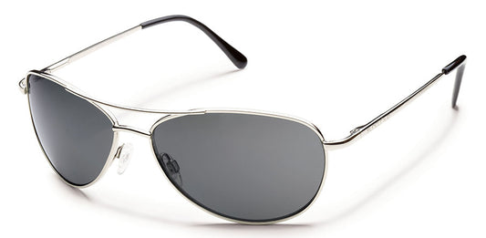 Suncloud - Patrol - Silver with Blue mirror