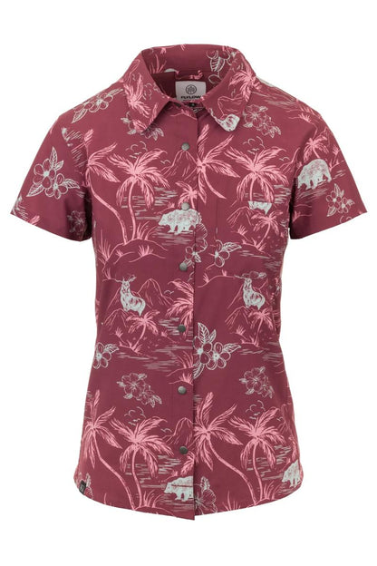 Flylow - Phoenix Shirt - Pearl/Palm Forest