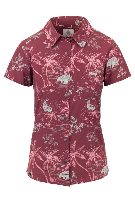 Flylow - Phoenix Shirt - Pearl/Palm Forest
