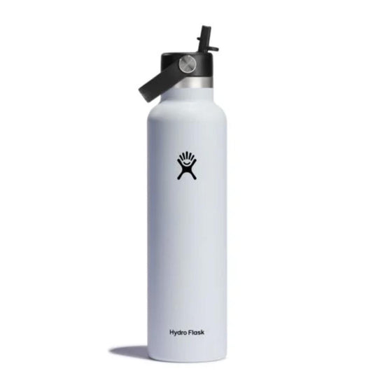 Hydro Flask - 24oz Standard Mouth Flex Straw Cap - White