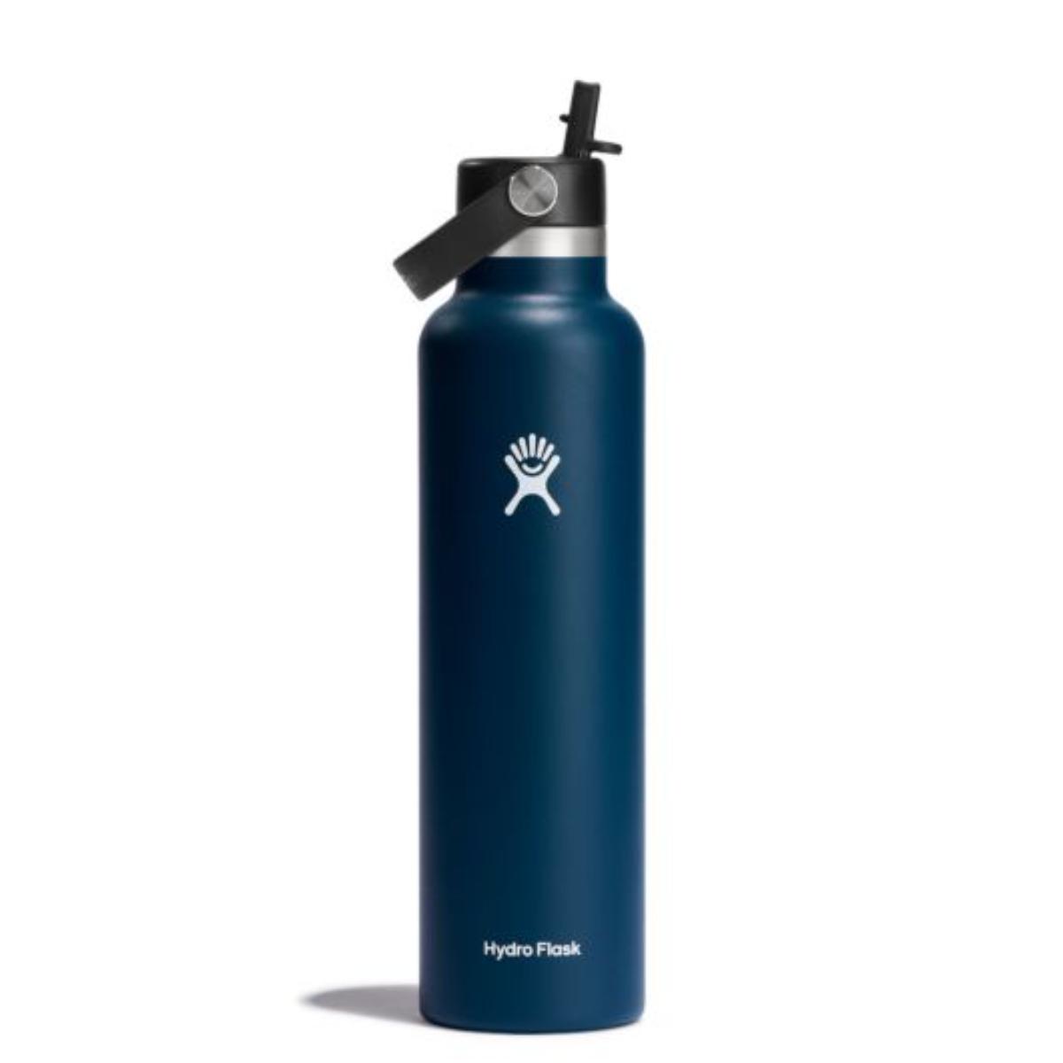 Hydro Flask - 24oz Standard Mouth Flex Straw Cap - Black