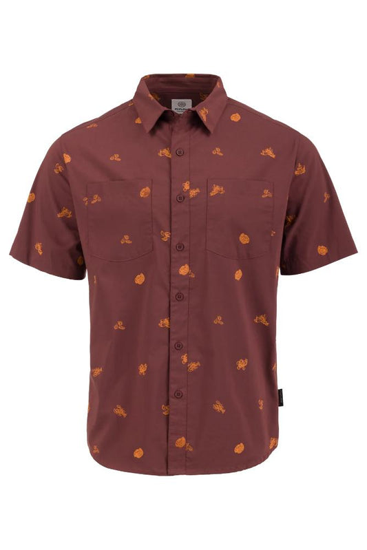 Flylow - Phil A Short Sleeve Shirt - Bear/Terra Seaside