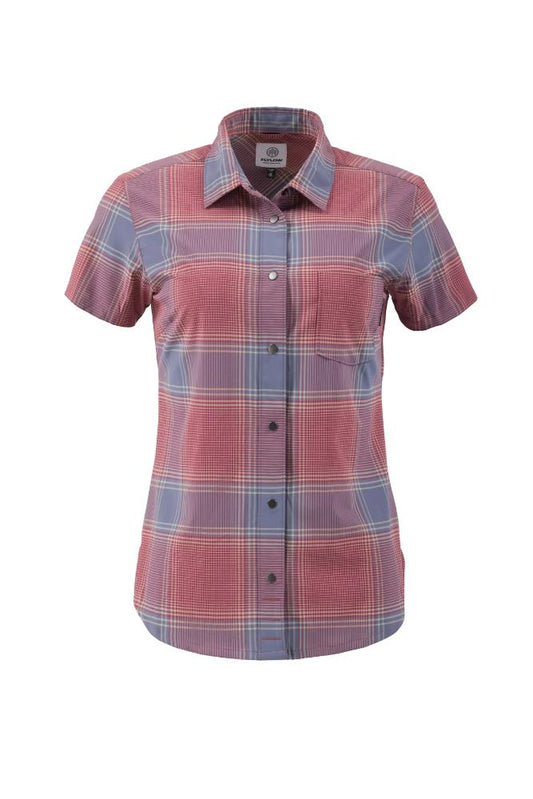 Flylow - Anderson Shirt - Women's - Garnet/Moonstone Plaid