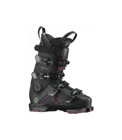 Salomon - Alpine Boots S/Max 120 GripWalk - Black/Burgundy/Green